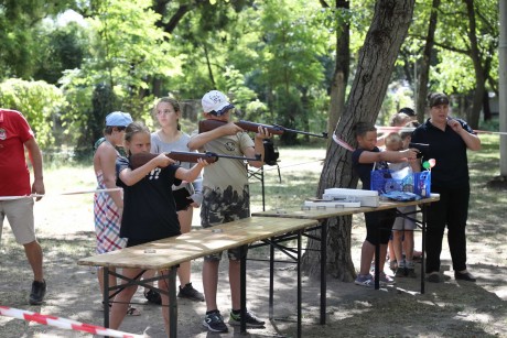 Sportos napok a Bregyóban a Napraforgó Városi Napközi Táborban